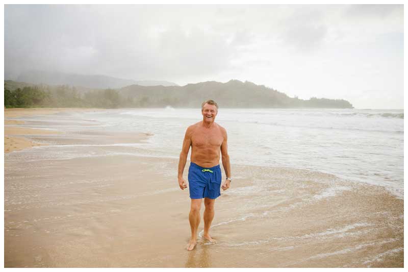 simon on the beach