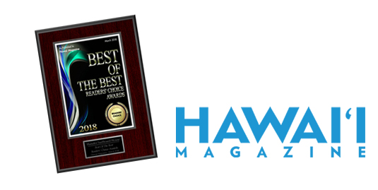 Hawaii Magazine Readers Choice 2018